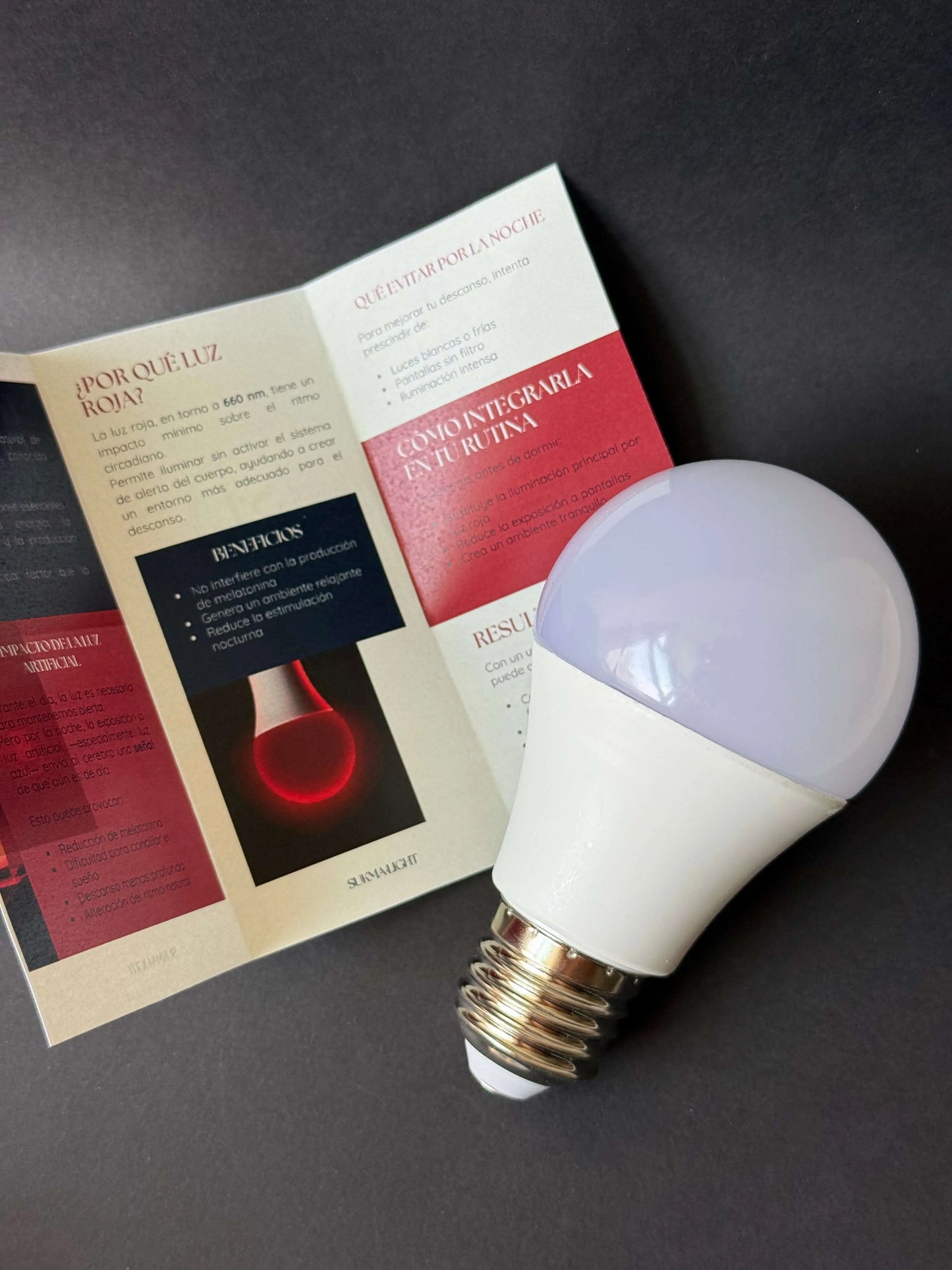 Bombilla Luz Roja · E27