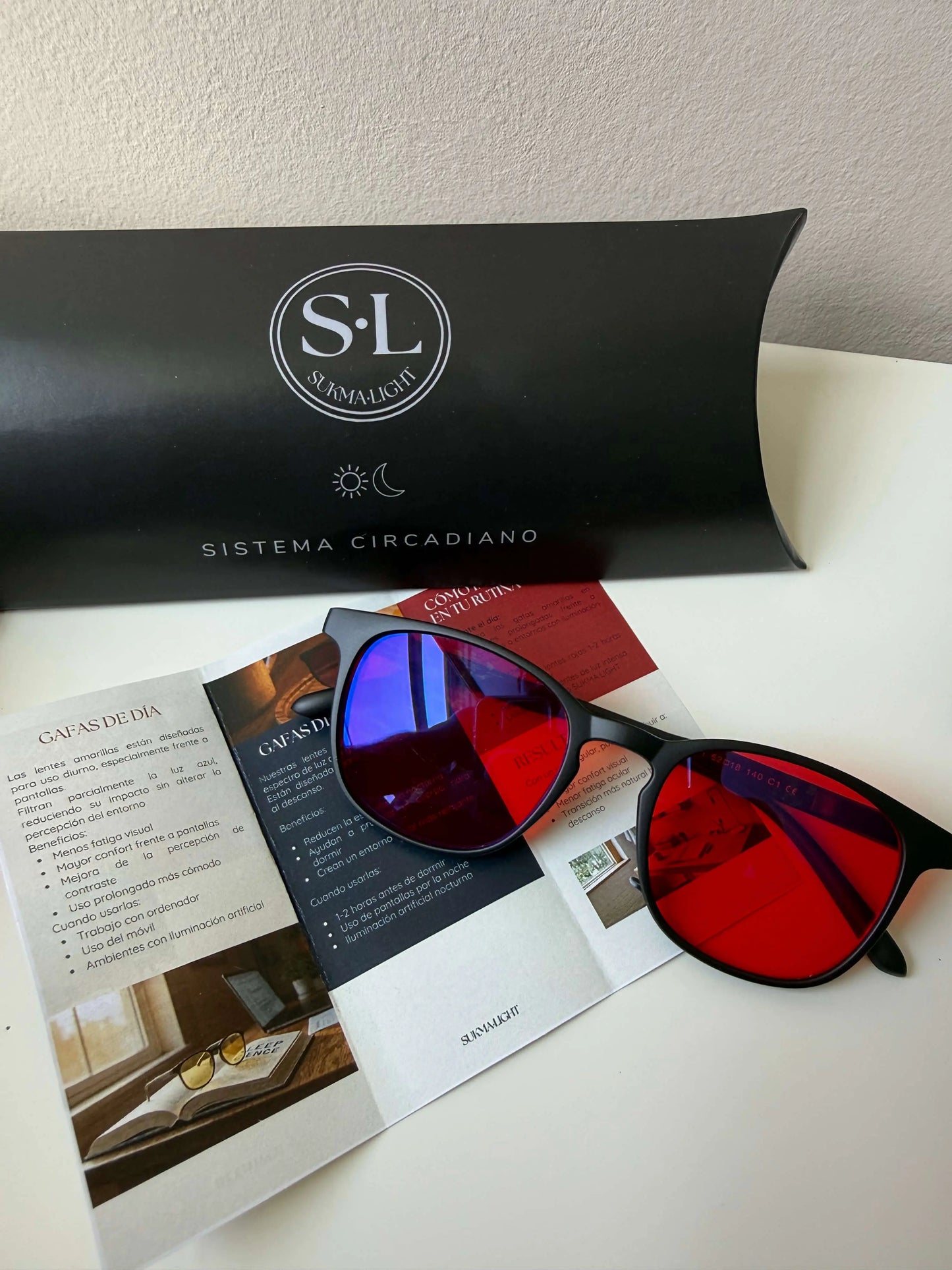 Gafas de Noche · Lente Roja
